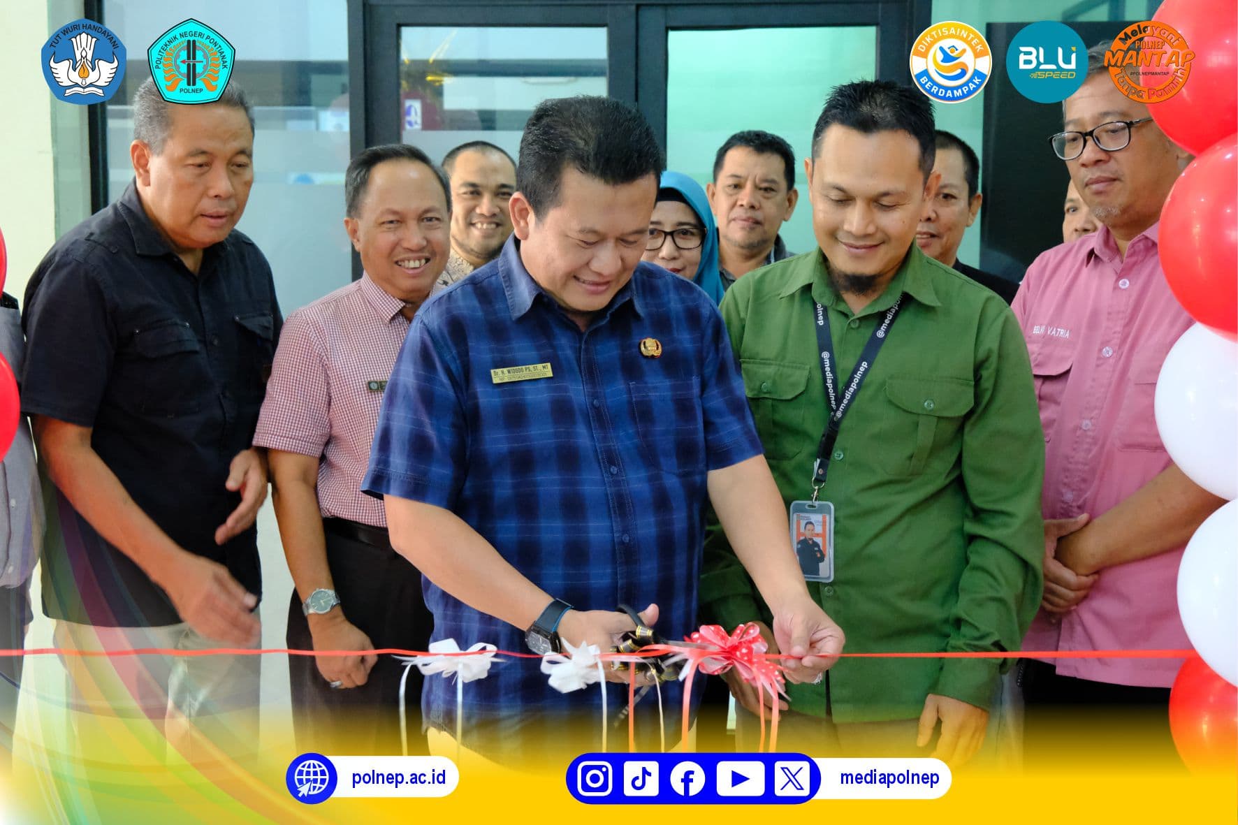 POLITEKNIK NEGERI PONTIANAK RESMIKAN RUANG DAN PROGRAM PODCAST UNTUK MENDUKUNG DUNIA PENDIDIKAN DI ERA DIGITAL