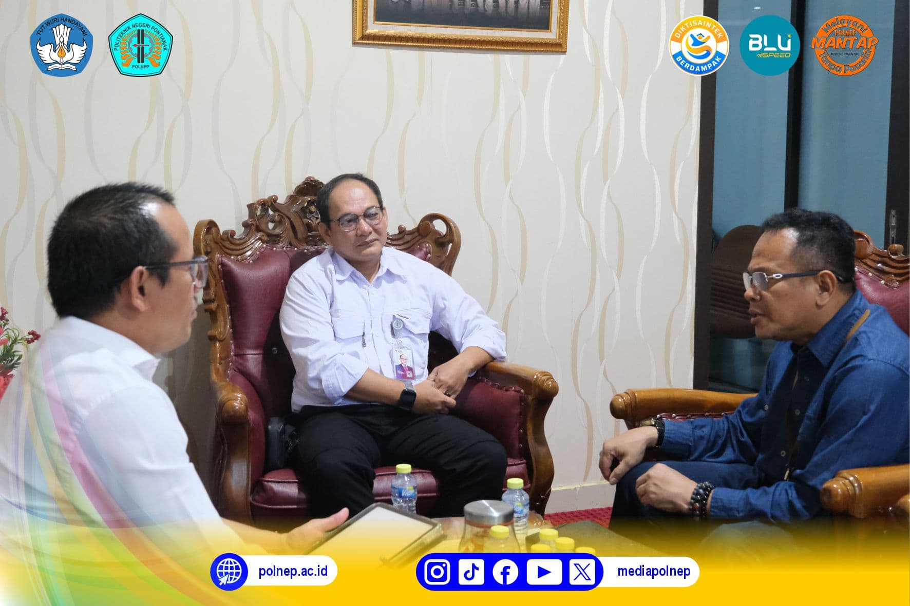 KUNJUNGAN PT BAI KE POLITEKNIK NEGERI PONTIANAK : PERKUAT KOLABORASI UNTUK MENCIPTAKAN SUMBER DAYA MANUSIA BERKUALITAS