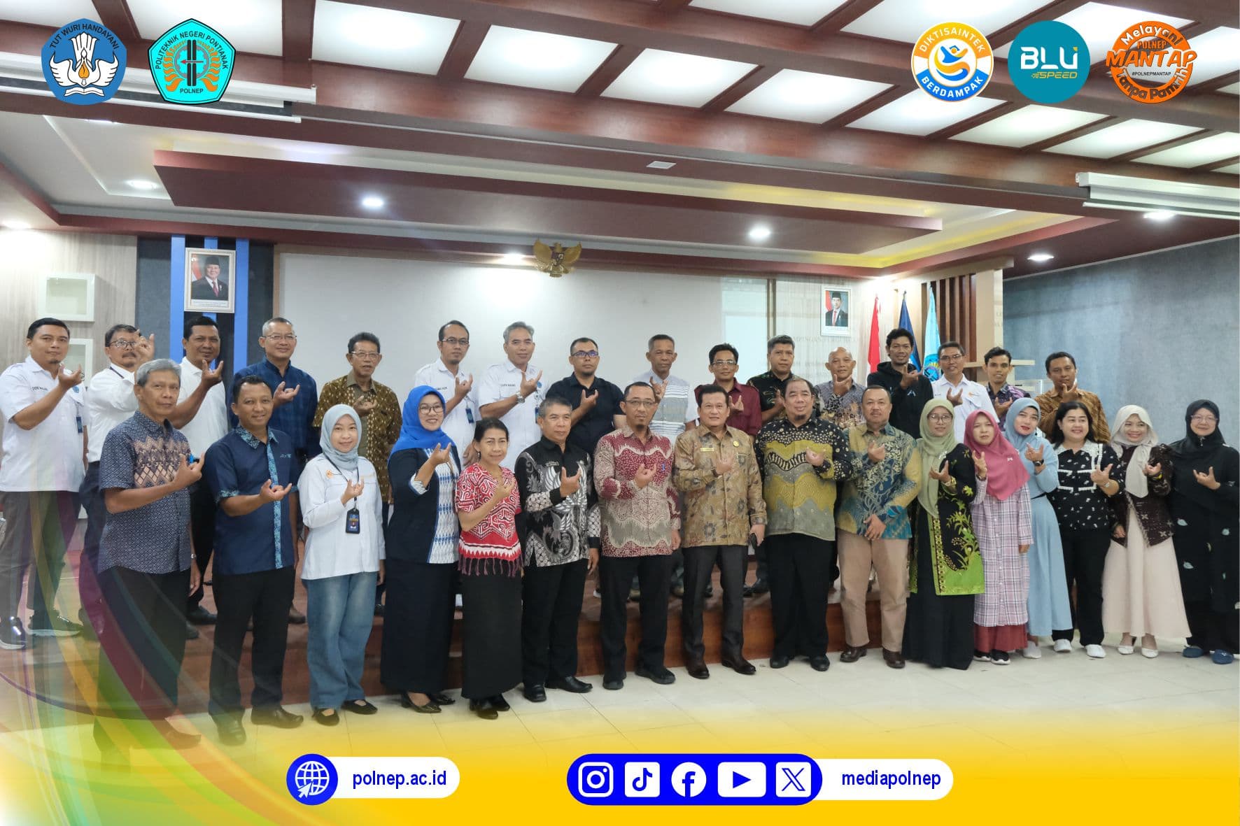 POLITEKNIK NEGERI PONTIANAK GELAR RAPAT KOORDINASI, SIAP BERKONTRIBUSI DALAM PEMBANGUNAN PENDIDIKAN DI KALIMANTAN BARAT MELALUI PROGRAM REVITALISASI SMK