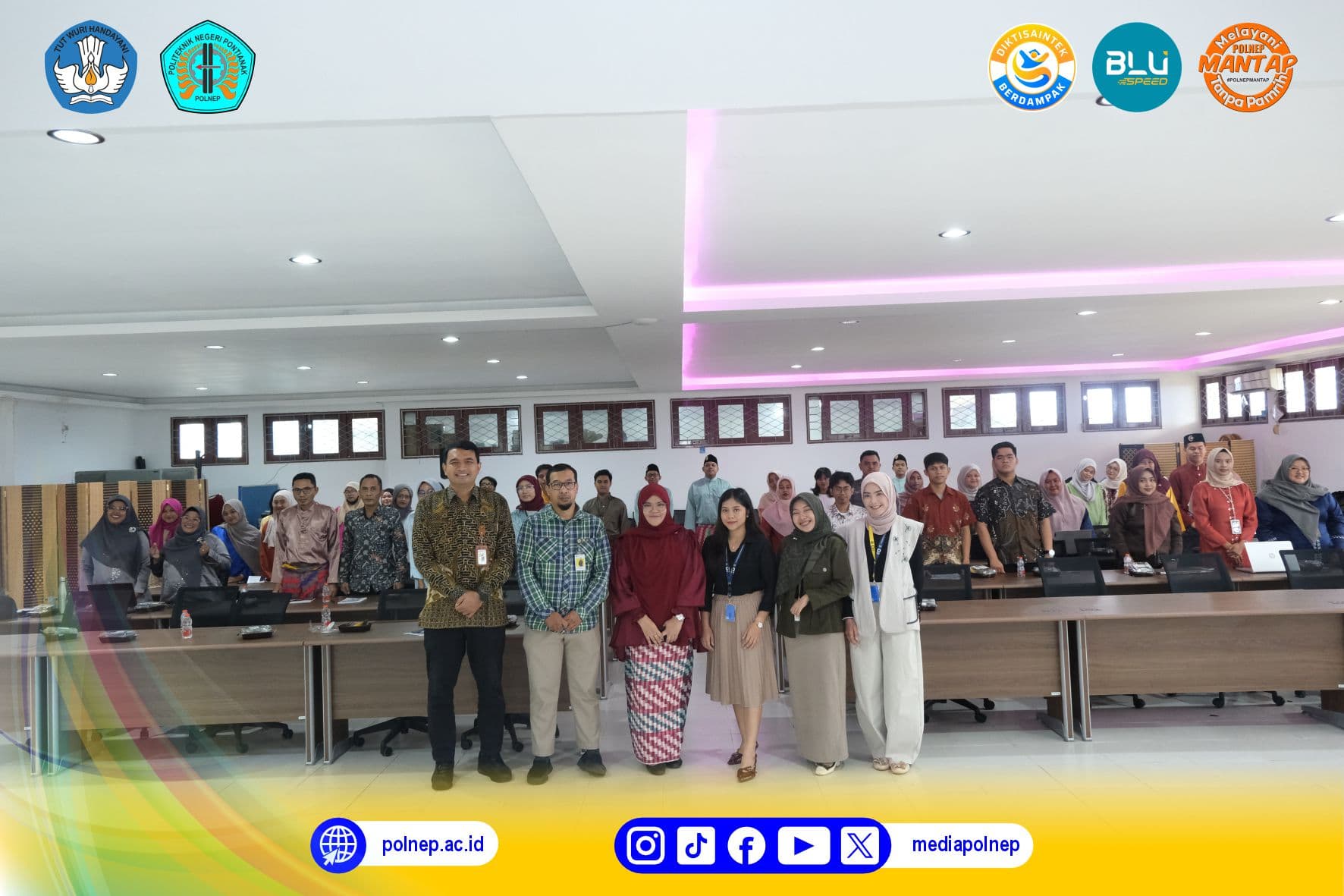 POLNEP TERIMA SOSIALISASI TATA CARA AKTIVASI AKUN DAN KODE OTORISASI CORETAX DARI KPP PRATAMA PONTIANAK TIMUR