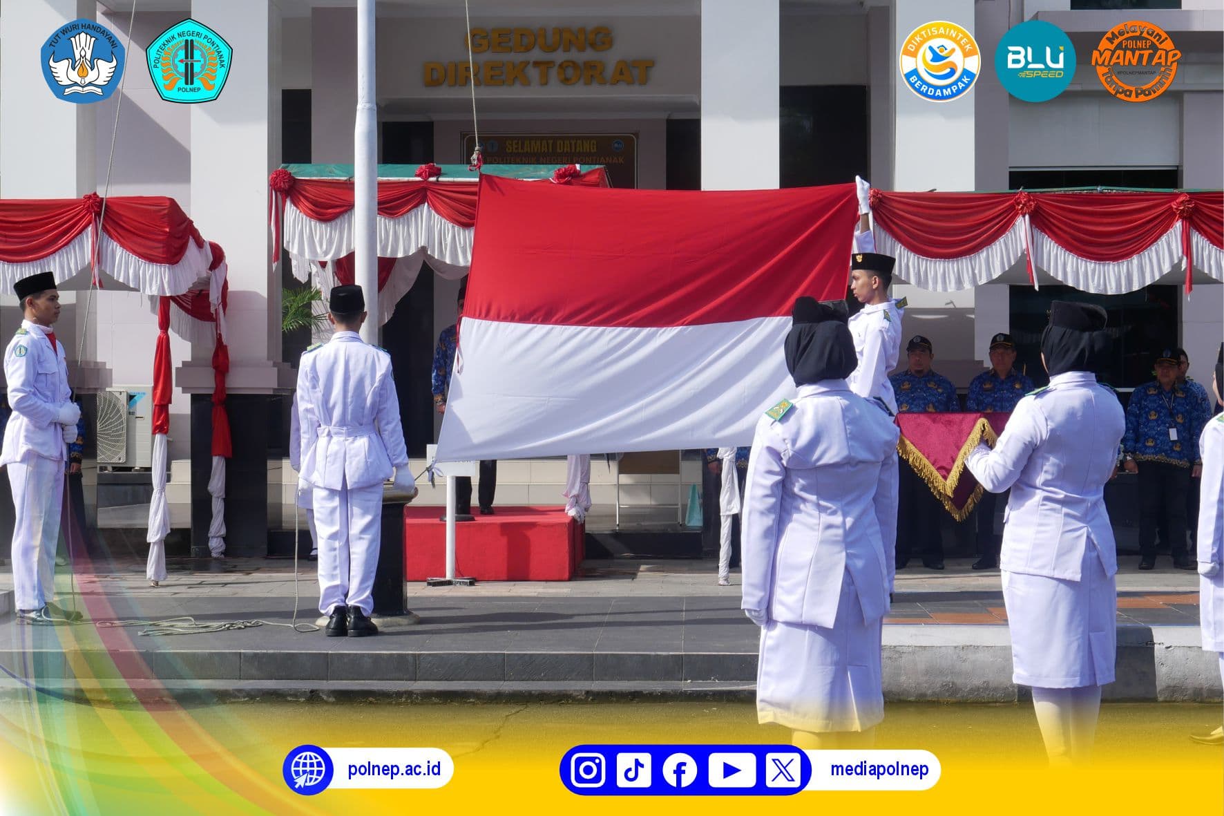 POLNEP GELAR UPACARA PERINGATAN HARI SUMPAH PEMUDA KE-97: TEGUHKAN SEMANGAT PERSATUAN DAN APRESIASI PENGABDIAN