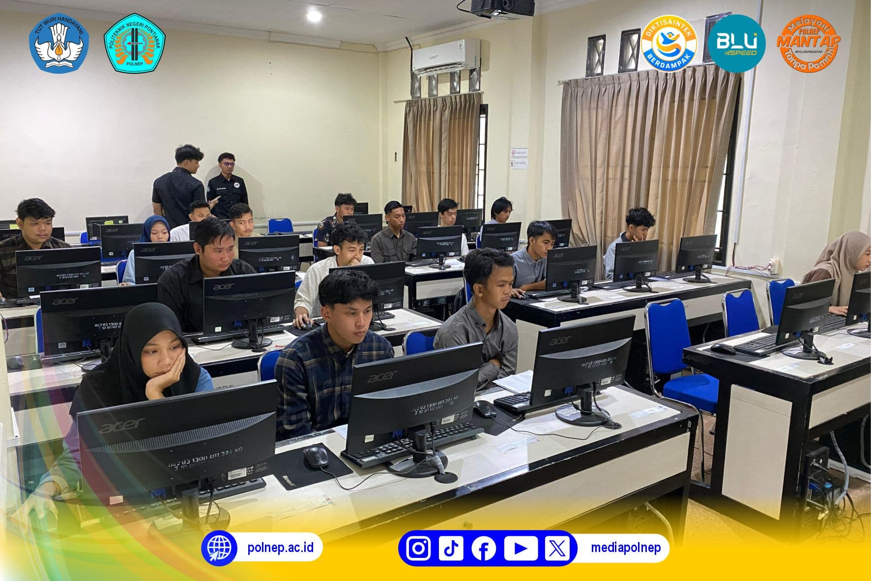 PSDKU POLITEKNIK NEGERI PONTIANAK DI SANGGAU TELAH MELAKSANAKAN UTBK SM-KPN 2025 DENGAN LANCAR DAN TERTIB
