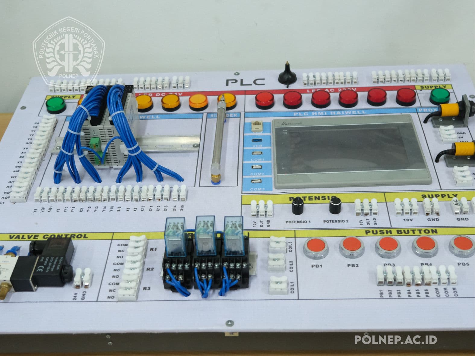 Trainer Otomasi Advance Berbasis PLC Haiwei