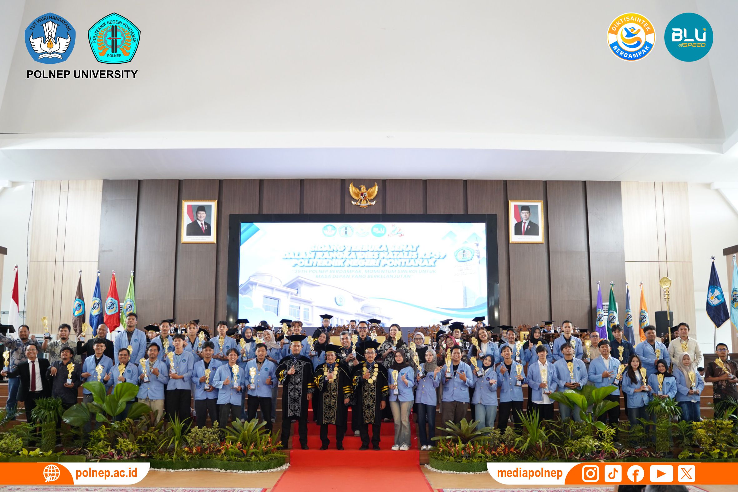 POLNEP GELAR SIDANG SENAT TERBUKA, RANGKAIAN DIES NATALIS KE-39 RESMI DITUTUP