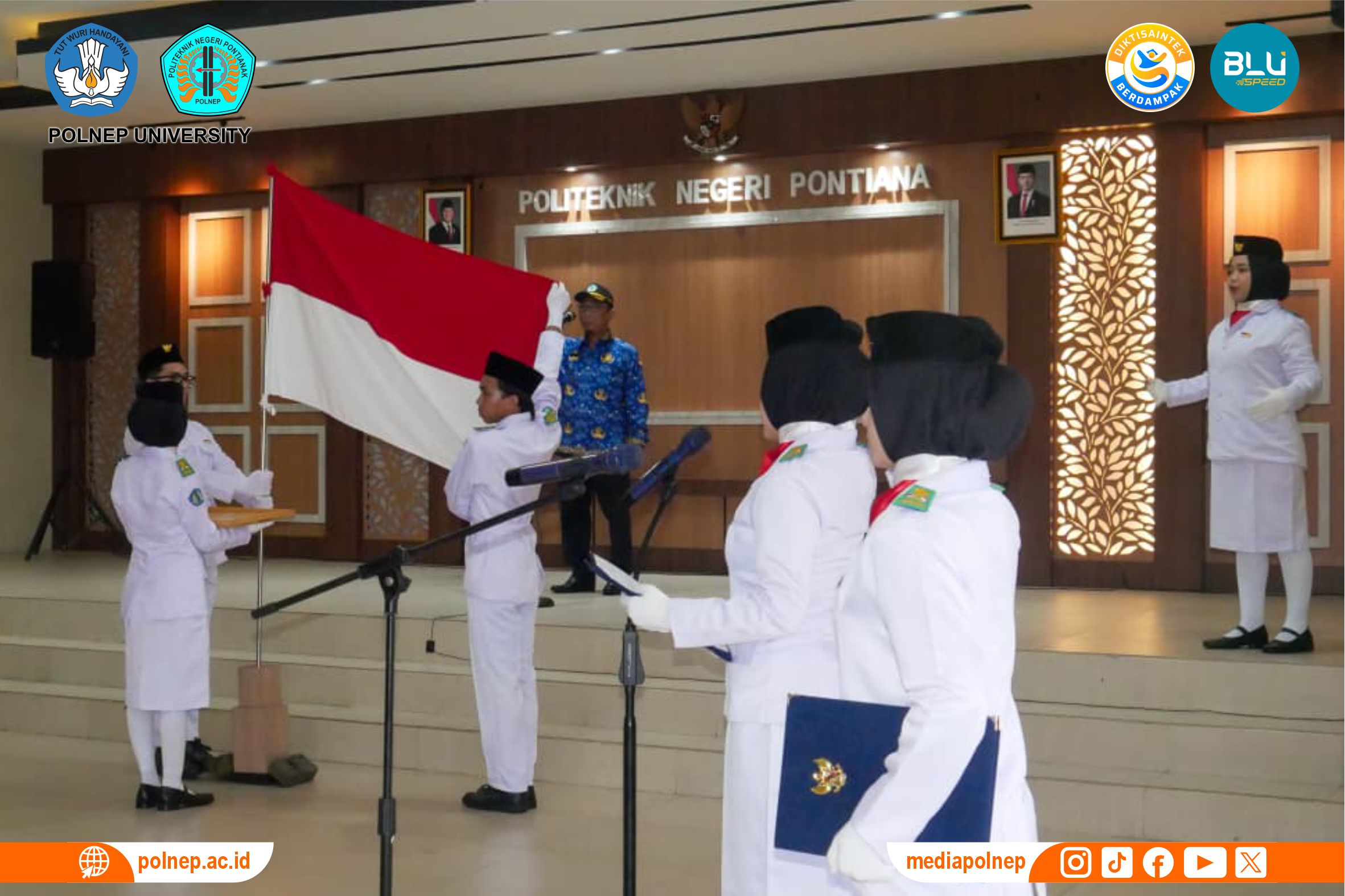 POLNEP GELAR UPACARA HARDIKNAS KE-78: PERKUAT PARTISIPASI SEMESTA MEWUJUDKAN PENDIDIKAN BERMUTU