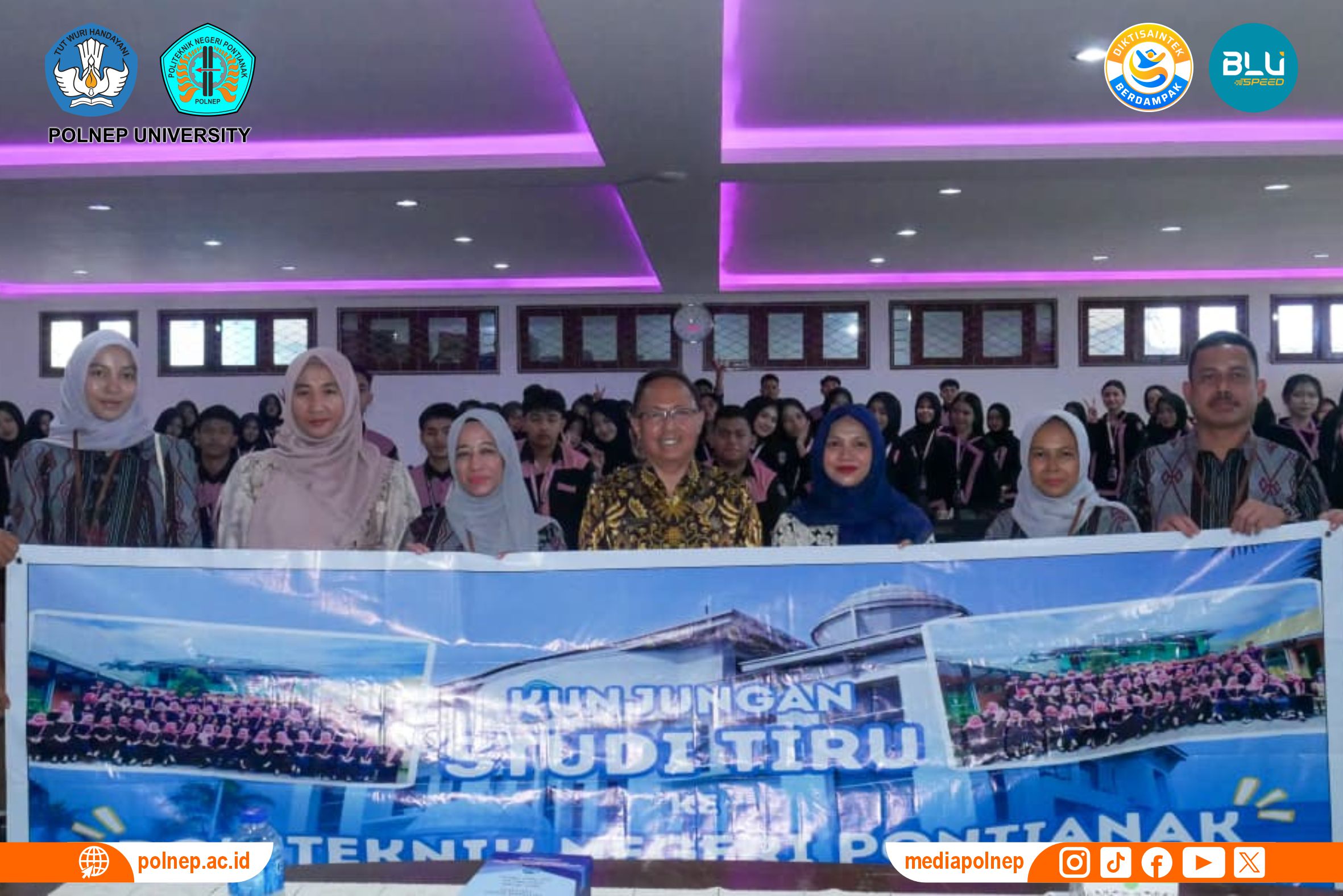 PERERAT HUBUNGAN ANTARINSTANSI PENDIDIKAN, JURUSAN ADMINISTRASI BISNIS POLNEP SAMBUT HANGAT ROMBONGAN SMKN 1 SAMBAS